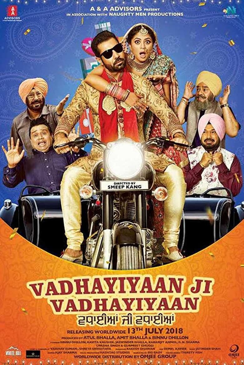 Vadhayiyaan Ji Vadhayiyaan (2018) Punjabi Movie Watch Online